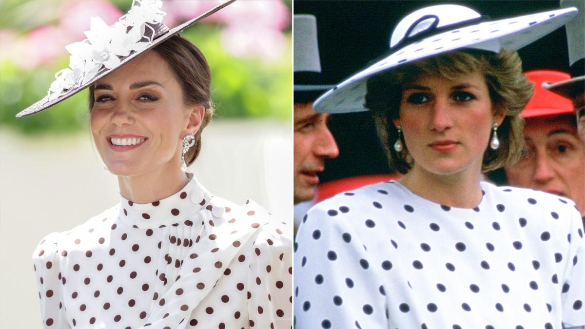 Kate Middleton can't get enough of polka dots as she wears £1,335