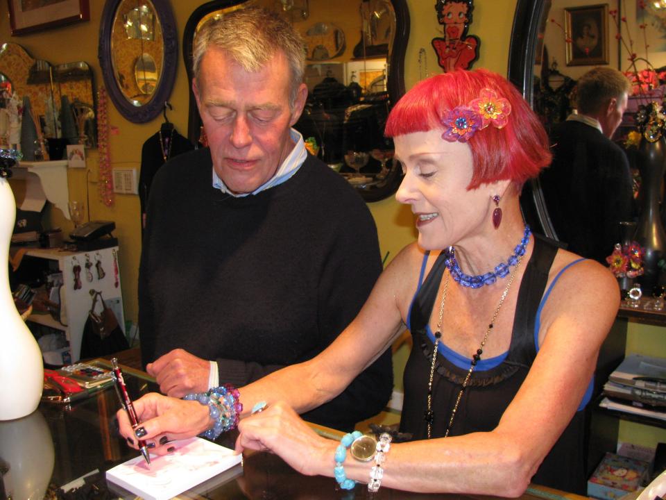 Tom McCleery and Gunnel Humphreys at Edge City in 2009.