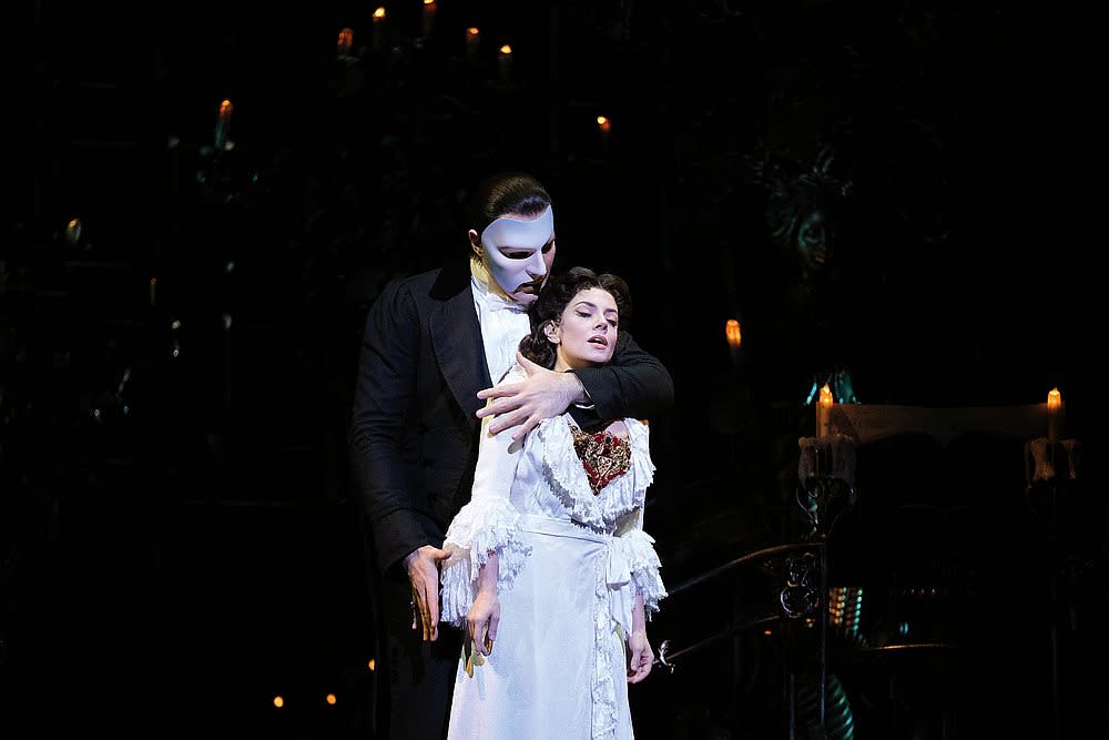 (Phantom) Jonathan Roxmouth and Meghan Picerno in a scene from Andrew Lloyd Webber’s ‘The Phantom of the Opera,’ currently showing at Istana Budaya, Kuala Lumpur. — Picture courtesy of The Phantom of the Opera World Tour