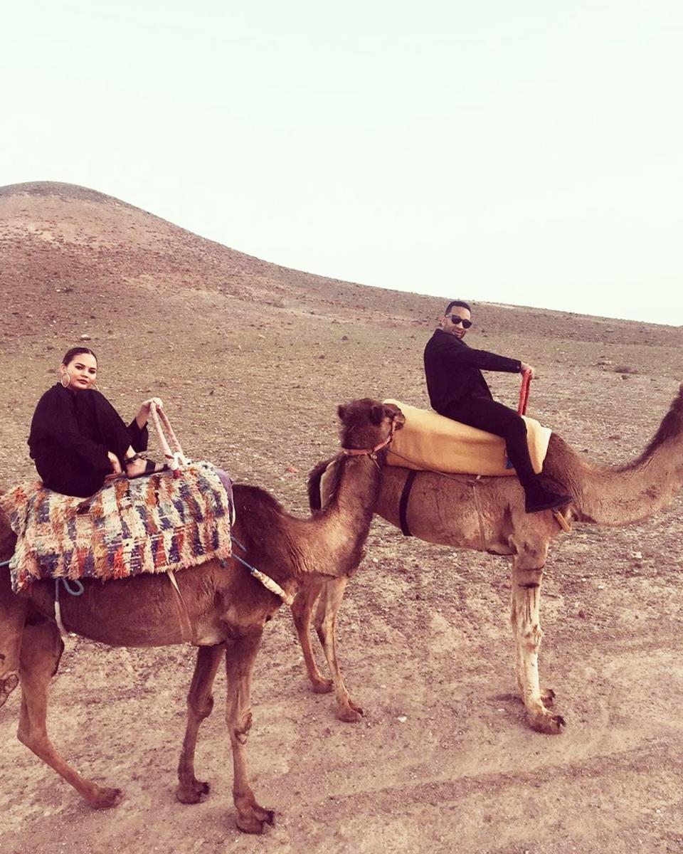 When They Went on a Camel Ride in the Moroccan Desert