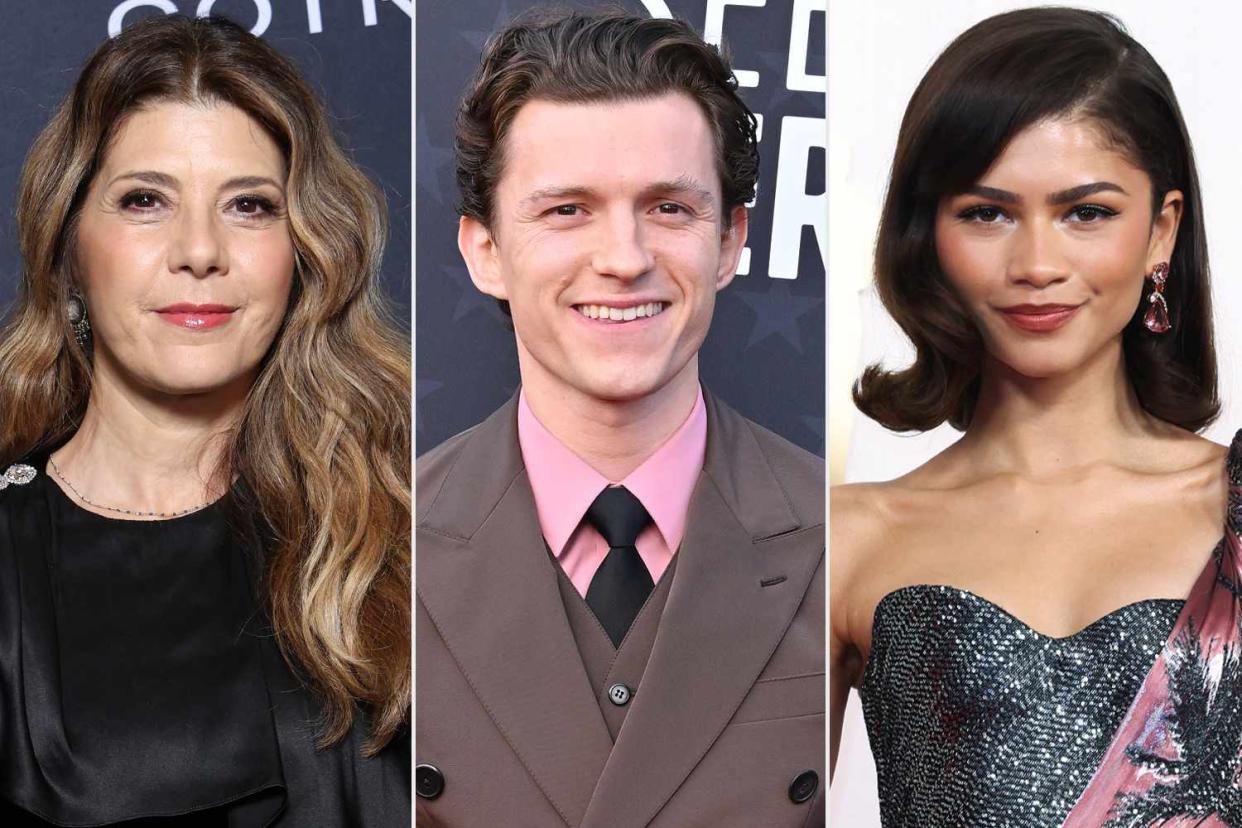 <p>Daniele Venturelli/Getty; Axelle/Bauer-Griffin/FilmMagic; Christina House / Los Angeles Times via Getty</p> From Left: Marisa Tomei; Tom Holland; and Zendaya