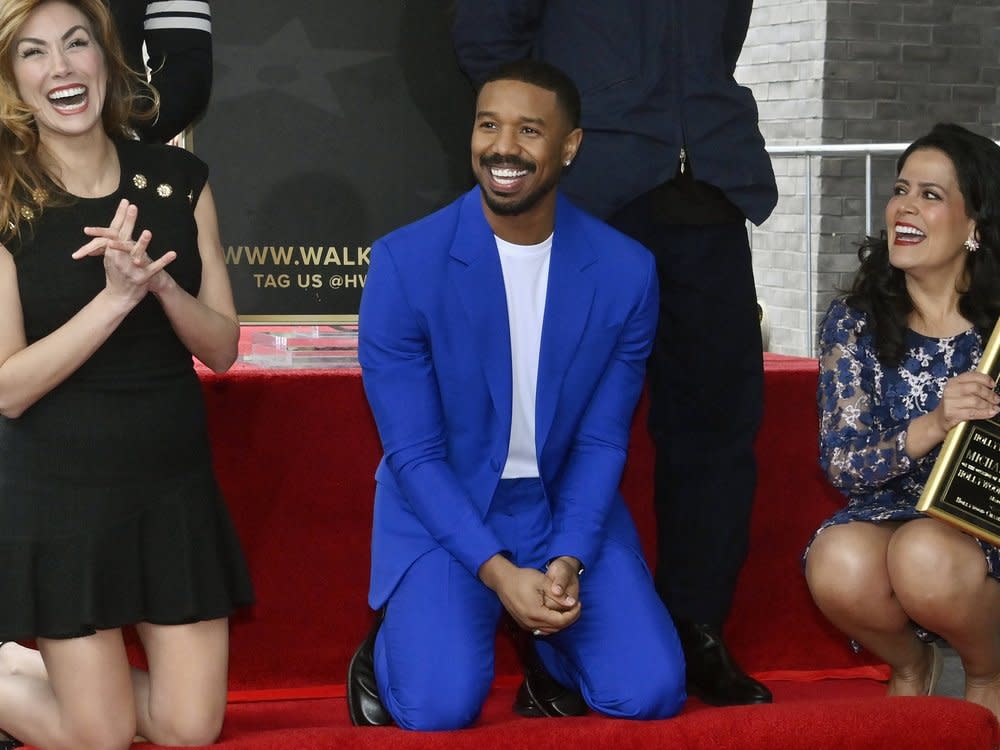 Michael B. Jordan enthüllt seinen Stern auf dem Walk of Fame. (Bild: imago/UPI Photo)