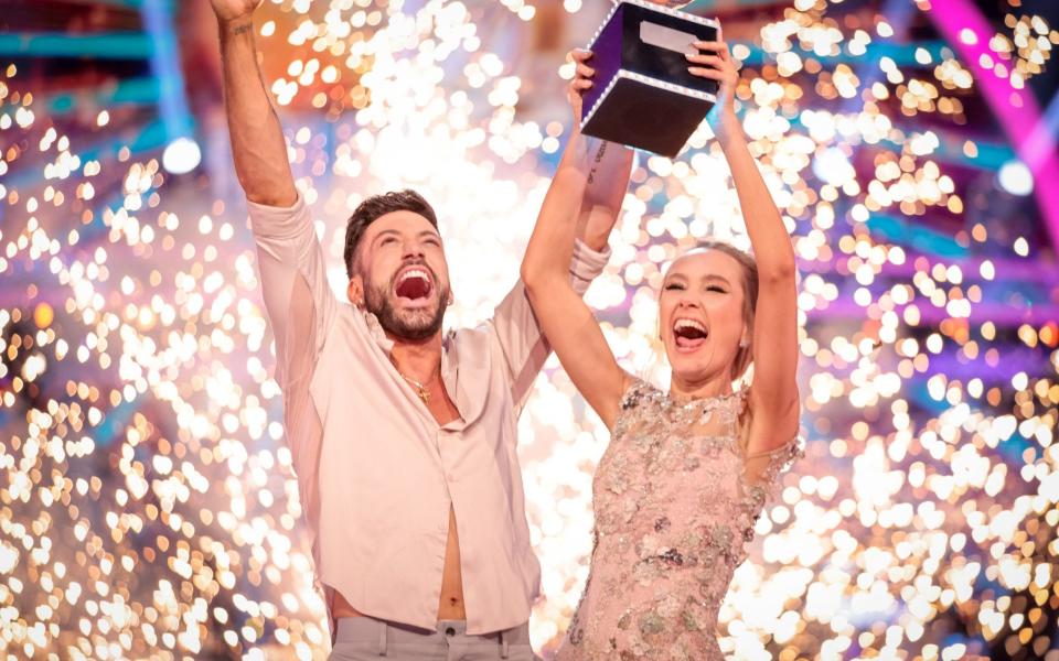 'It gave me courage': Rose Ayling-Ellis and Giovanni Pernice were crowned Strictly champions in 2021 after winning the nation's hearts - Guy Levy/BBC