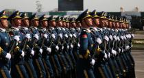 <p>Mitglieder der chinesischen Volksbefreiungsarmee bei einer Militärparade im pakistanischen Islamabad. (Bild: Stringer/Xinhua via ZUMA Wire) </p>