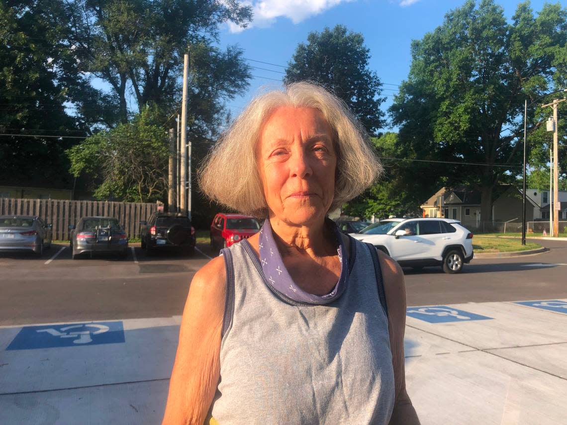 Linda Donnelly, 75, has lived and voted in Roeland Park for 18 years. She said she learned Tuesday that her polling place changed, and was told she could either drive to another location or vote on a paper ballot.