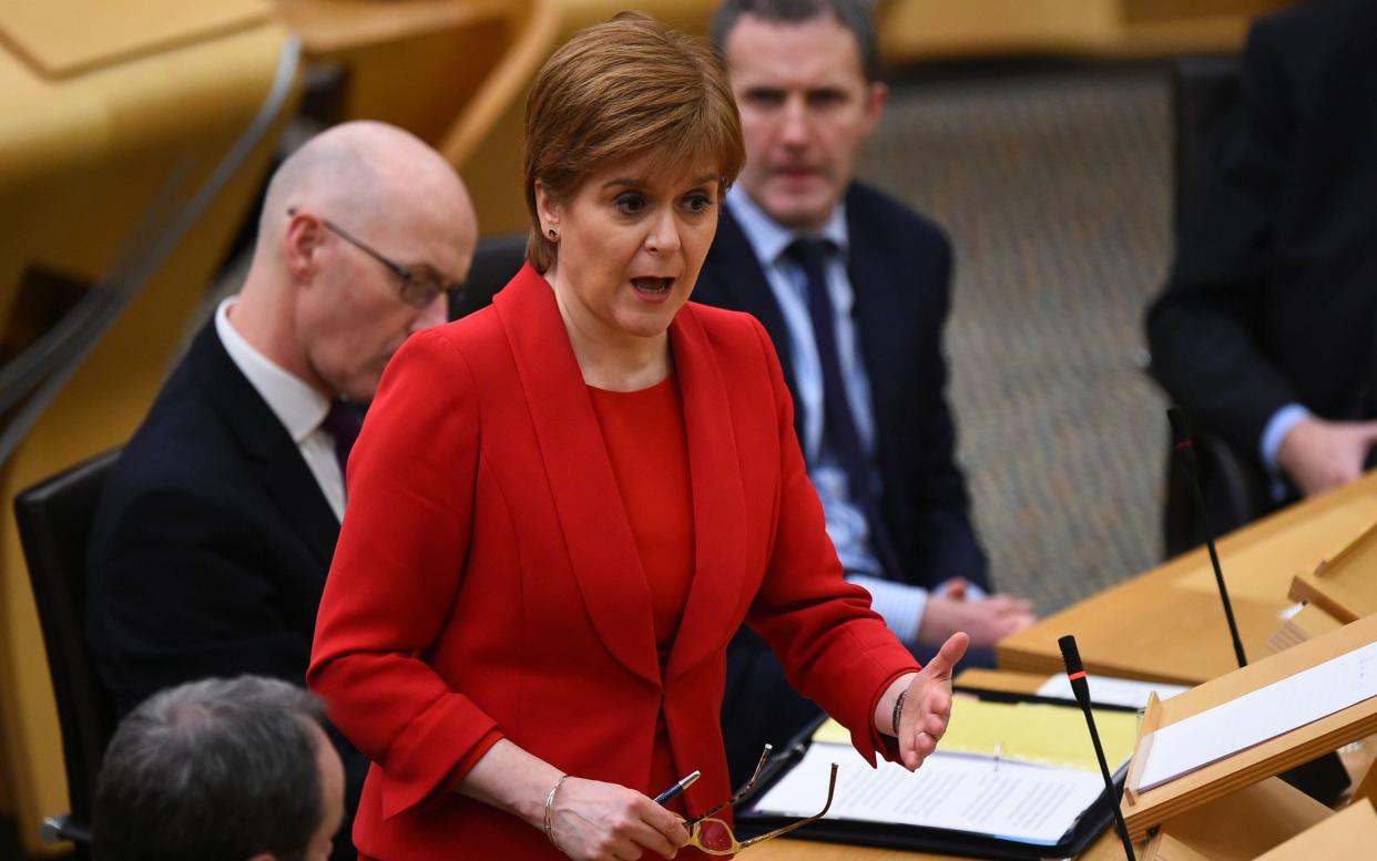 Labour said Scotland's exit from lockdown 'hangs in the balance' after Ms Sturgeon 'lost control' of the pandemic - GETTY IMAGES