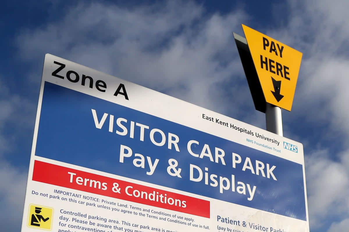 Hospital patients and visitors in London forked out £18 million for car parking last year, NHS figures show (PA Wire)