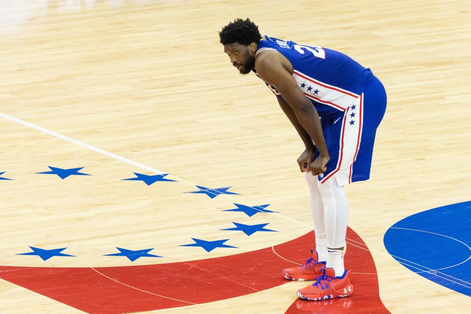 Joel Embiid scored a playoff career-high 40 points for the Sixers in their Game 2 win.