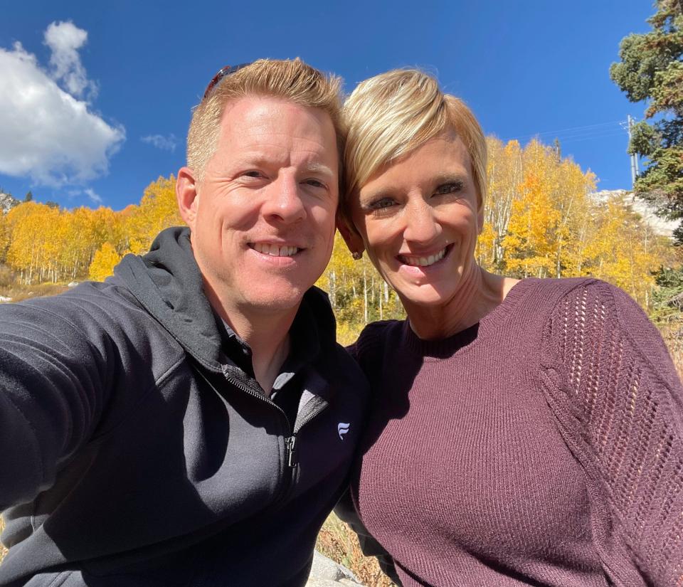 Jen Boyle and her husband Brian, co-owners of a MaidThis Cleaning franchise in the Salt Lake City, Utah area.