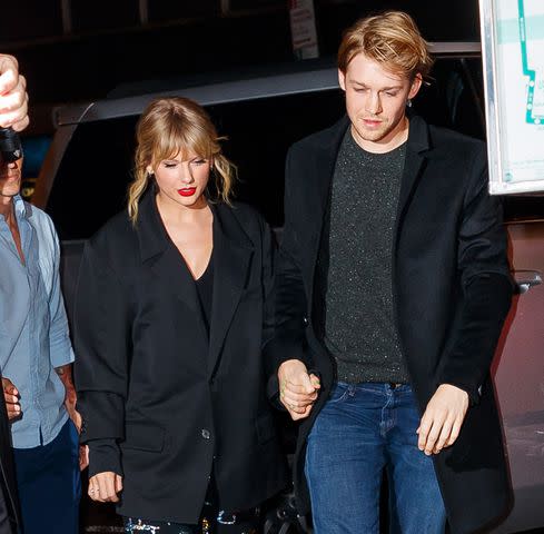 <p>Getty Images</p> Taylor Swift and Joe Alwyn in 2019