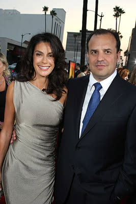 Teri Hatcher and director Robd Lurie at the Los Angeles premiere of Yari Film Group's Resurrecting the Champ