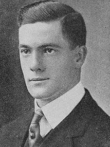 Portrait of Kenneth L. Nash of Weymouth as a member of the Massachusetts state Senate 1918. Norfolk and Plymouth Senatorial district. Brown University. Boston University Law School.