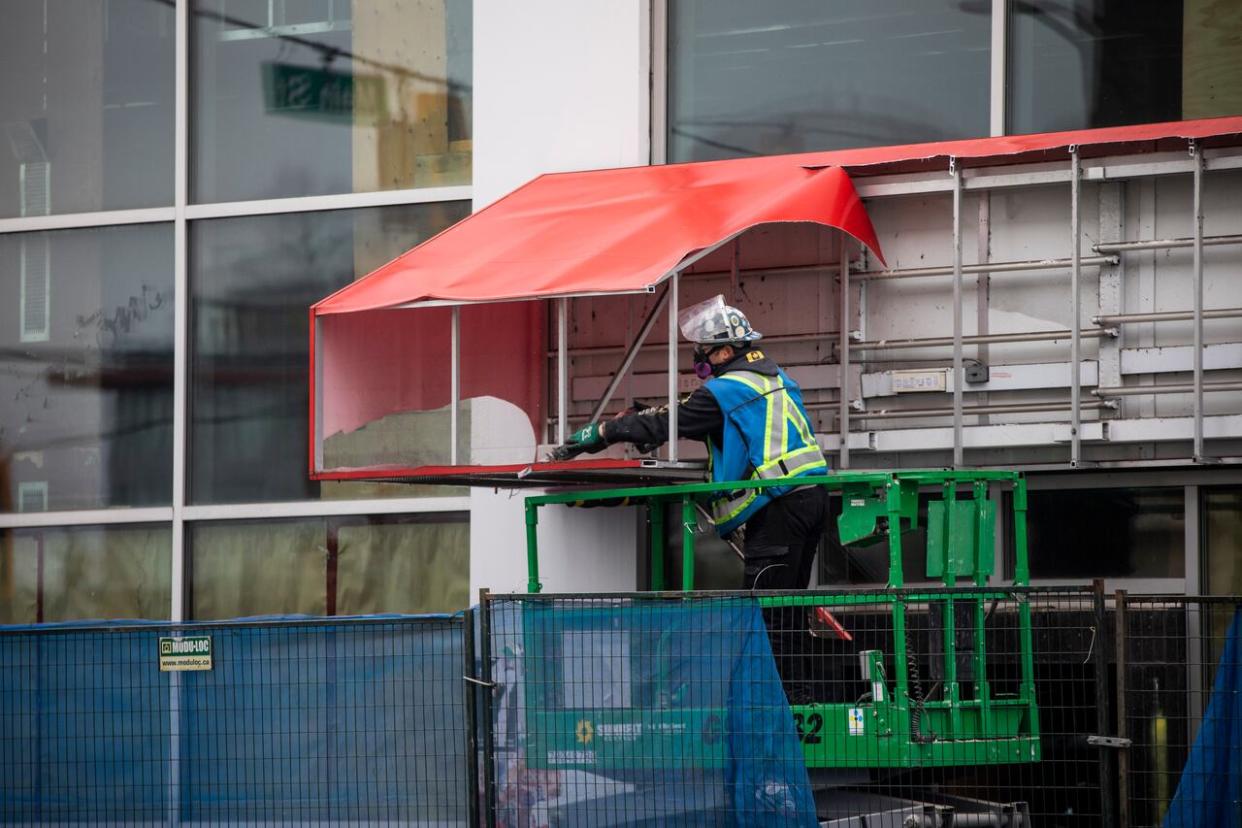 Construction first started on the subway extension in 2020, when the government estimated the subway line would open after five years. (Ben Nelms/CBC - image credit)