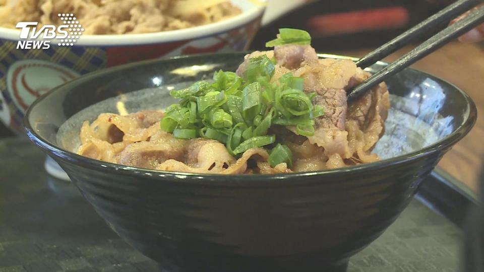 吉野家招牌料理牛丼。（圖／TVBS資料畫面）