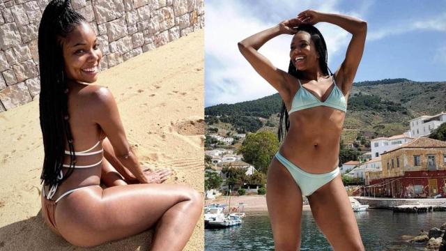 Gabrielle Union Stuns in Breathtaking Swimsuit Shots While on Greek Vacay  with Dwyane Wade