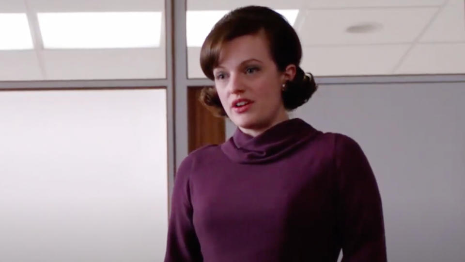 Elisabeth Moss on Mad Men