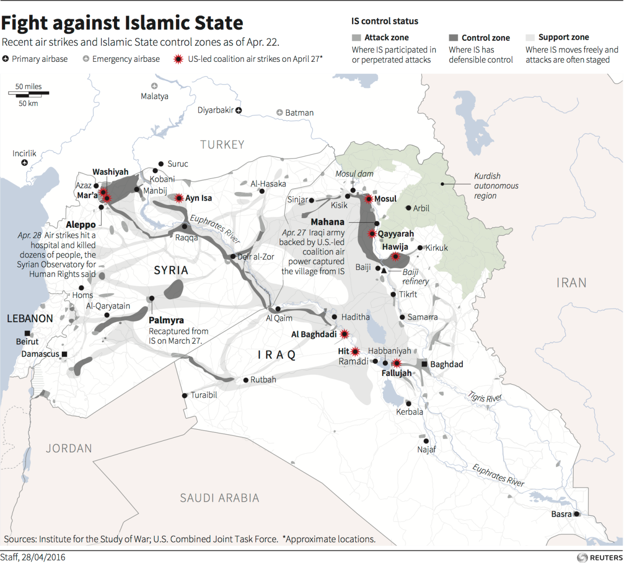 ISIS map