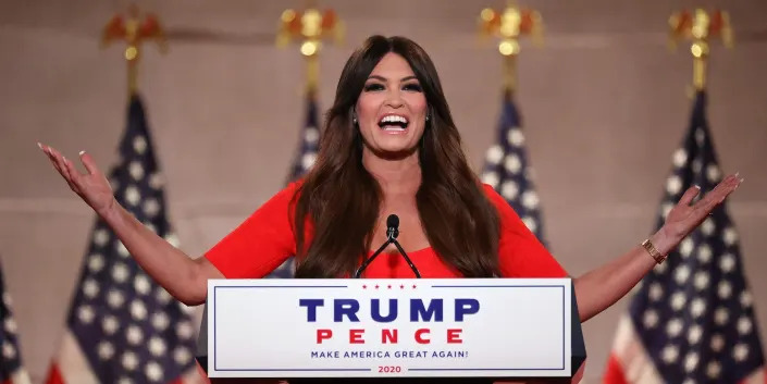 Kimberly Guilfoyle gives an address to the Republican National Convention on August 24, 2020 in Washington, DC.