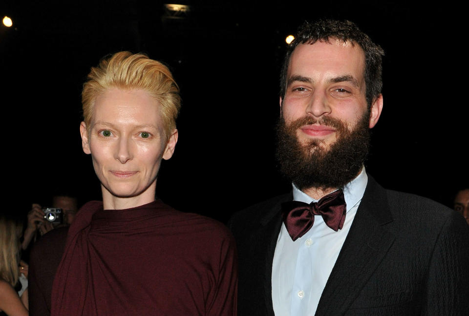 Tilda Swinton y Sandro Kopp