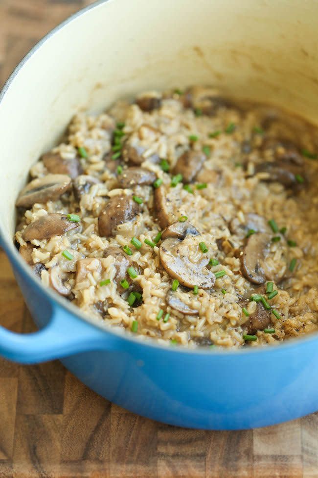 One Pot Mushroom Rice