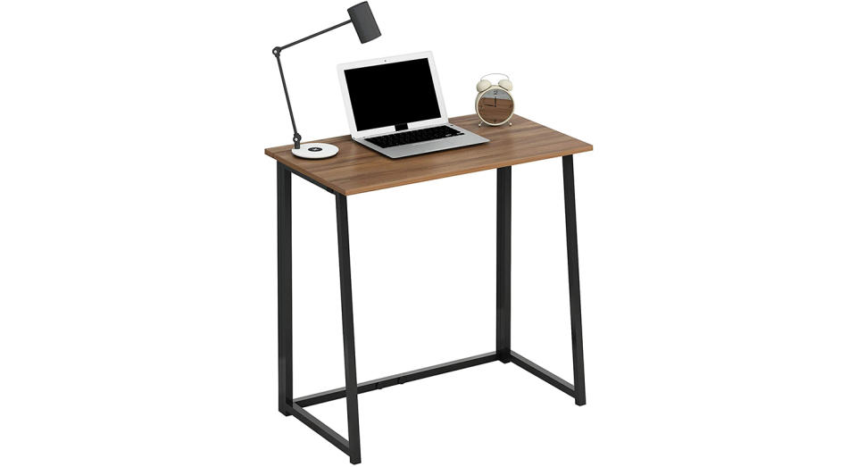 Cherry Tree Furniture Compact Foldable Computer Desk Laptop Desktop Table