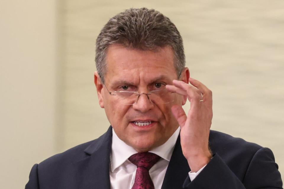 EU Commission Vice President Maros Sefcovic (PA) (PA Wire)