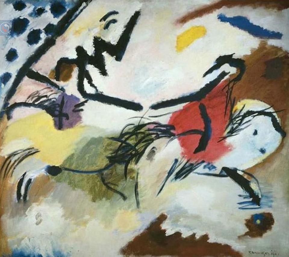 Improvisation 20 (1911) by Wassily Kandinsky (Pushkin Museum)