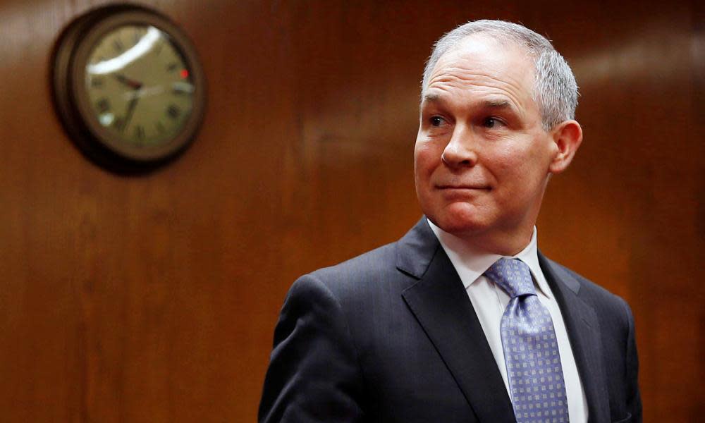 Scott Pruitt is out as EPA administrator. Donald Trump said Pruitt’s deputy Andrew Wheeler would take over as acting administrator from Monday.