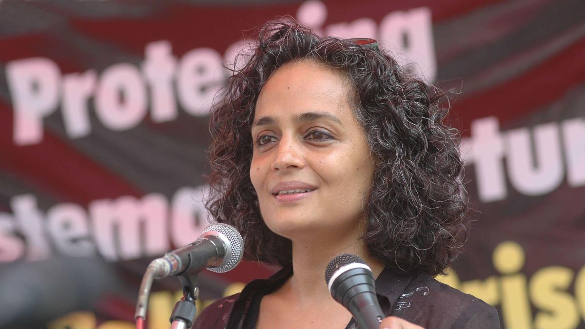 Arundhati Roy is hailed as a ‘shining voice of freedom’ as she wins a literary award
