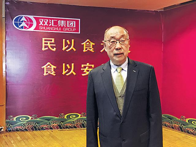 萬洲主席兼行政總裁萬隆表示，冀利用香港資本市場的同時，也借助香港地理優勢，作為全球肉類樞紐。（毛睿智攝）