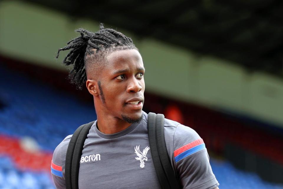 Speculation: Wilfried Zaha has been linked with a move away from Crystal Palace: Getty Images