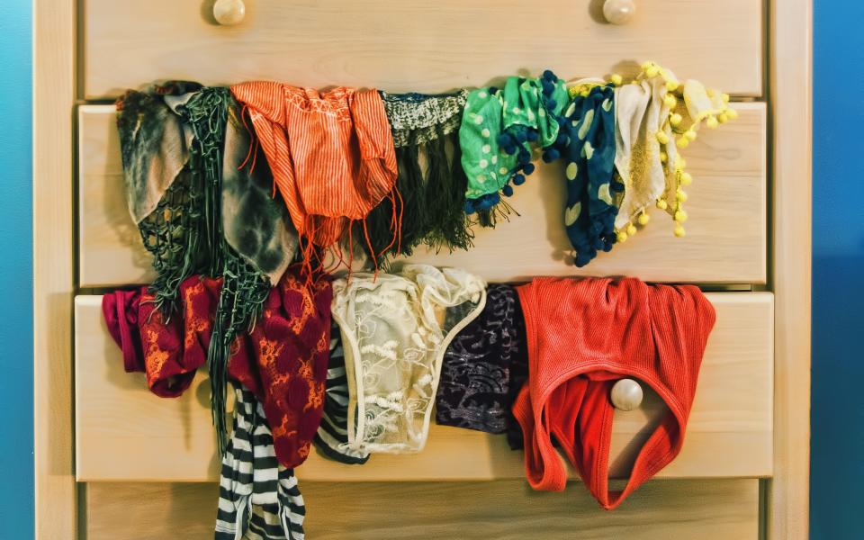 The art of collecting underwear - Â© 2013 Janice Lin