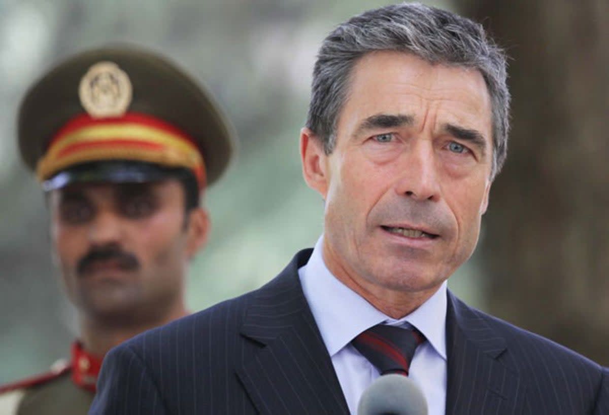 Former Nato secretary-general Anders Fogh Rasmussen (EPA)