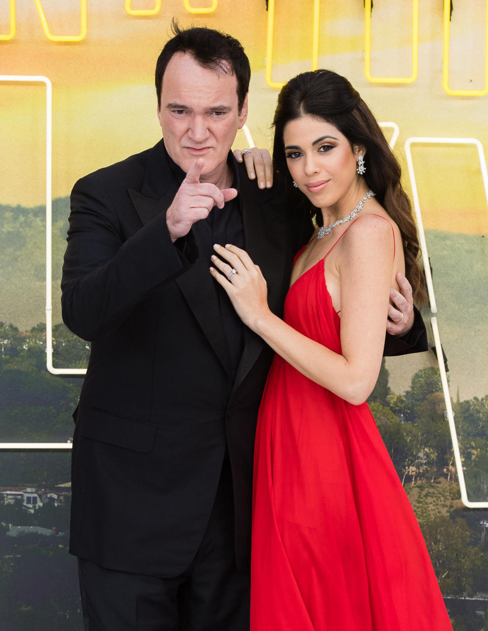 Quentin Tarantino y Daniella Pick