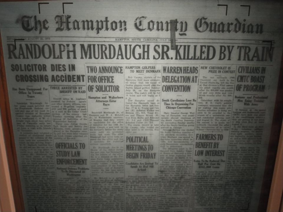 The July 24, 1940, edition of The Hampton County Guardian