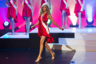 Transgendered contestant Jenna Talackova takes part in Miss Universe Canada competition in Toronto May 17, 2012.