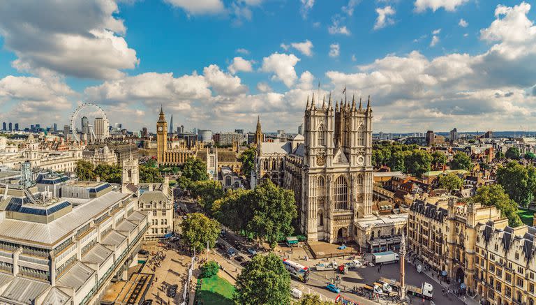 Viste de la Abadía de Westminster, en Londres