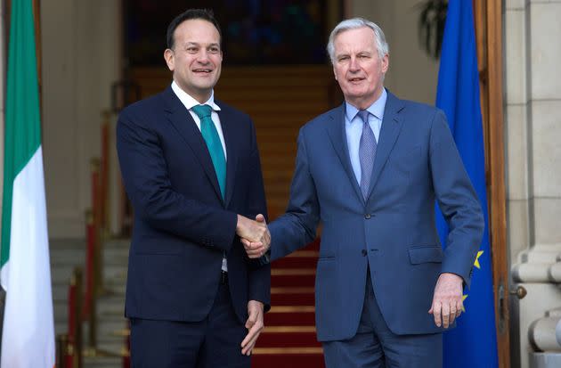 Taoiseach Leo Varadkar meets with Michel Barnier, the EU's Brexit negotiator in Dublin.