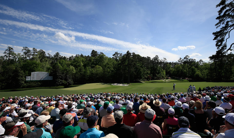 Amen Corner in 2015.(Chris Trotman/Augusta National via Getty Images)