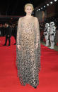 Gwendoline erschien bei der Premiere von „Star Wars: Die letzten Jedi“ in der Londoner Royal Albert Hall in einem bodenlangen gemusterten Couture-Kleid der Designerin Iris van Herpen. <em>[Foto: Getty Images]</em>