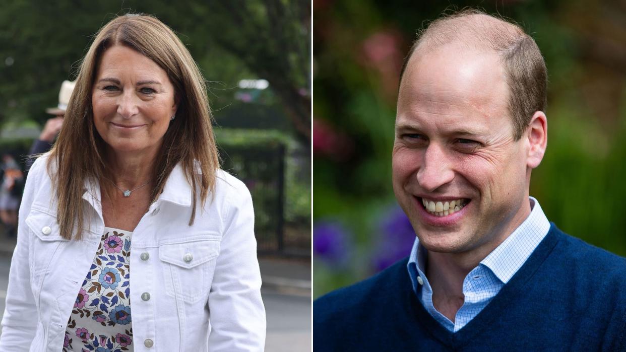 Carole Middleton and Prince William