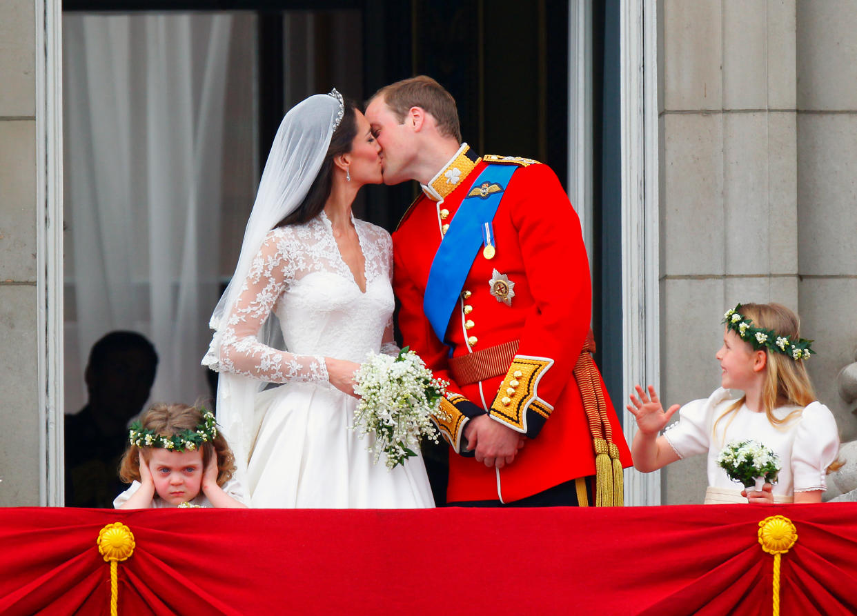 Grace Van Cutsem upstaging the Duke and Duchess of Cambridge's 2011 royal wedding