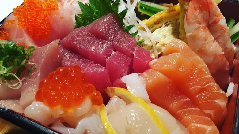 sashimi platter at Ebisu