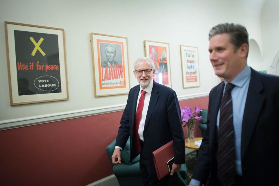 Keir Starmer said Jeremy Corbyn would not return to the party (PA Archive)