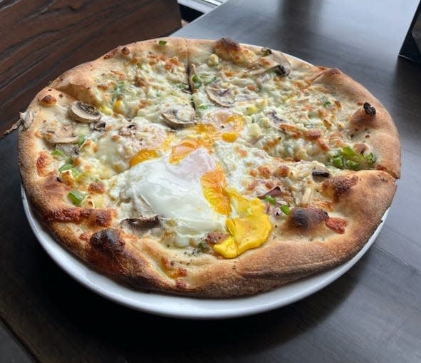 A pizza from Stone Tavern.
