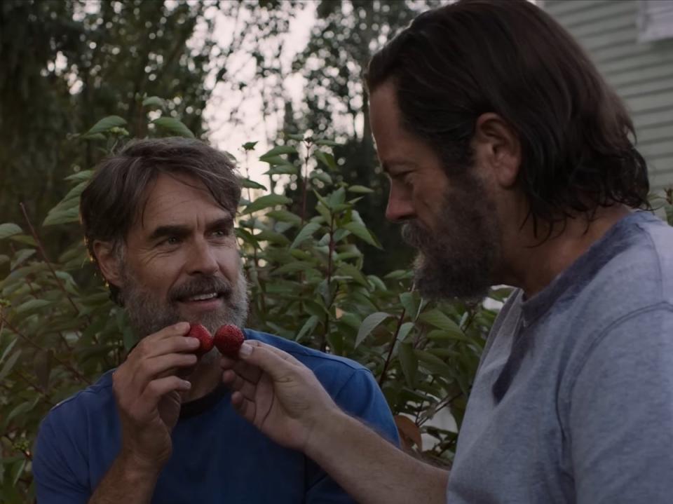 Murray Bartlett and Nick Offerman in ‘The Last of Us’ (HBO)