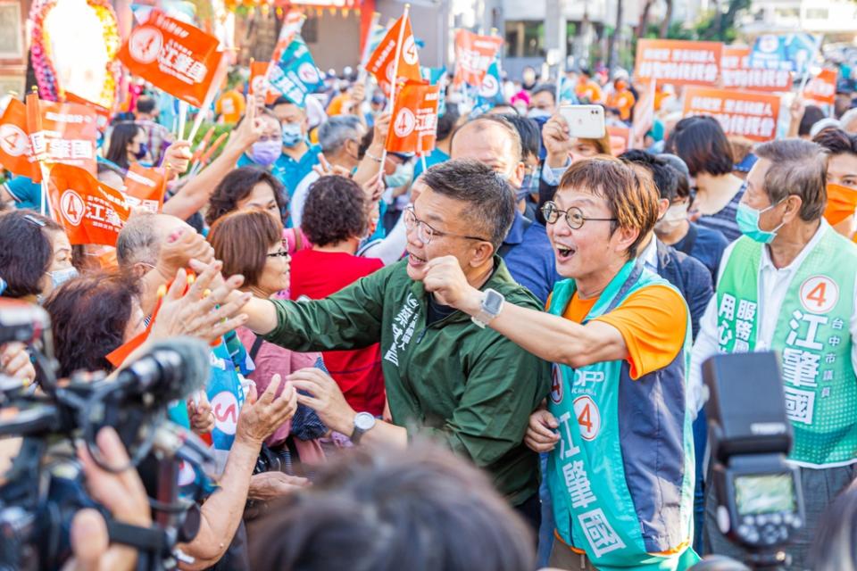 《圖說》江肇國競選總部盛大成立。