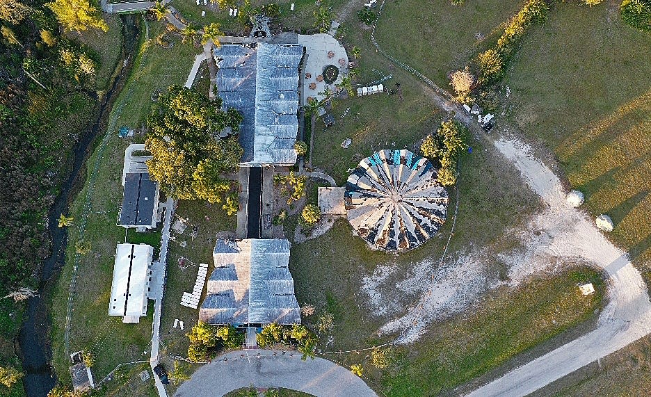 When North Port city commissioners discuss the future of Warm Mineral Springs Park Tuesday, they will discuss options on the restoration of the three historic buildings that were mostly in disrepair prior to the impact of Hurricane ian on Sept. 28, 2022.