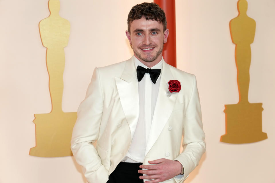 HOLLYWOOD, CALIFORNIA - MARCH 12: Paul Mescal attends the 95th Annual Academy Awards on March 12, 2023 in Hollywood, California. (Photo by Jeff Kravitz/FilmMagic)