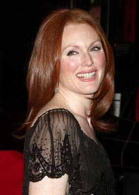 Julianne Moore at the New York premiere of New Line's Laws of Attraction